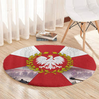 Polish Armed Forces Day Round Carpet Bog Honor Ojczyzna Heritage