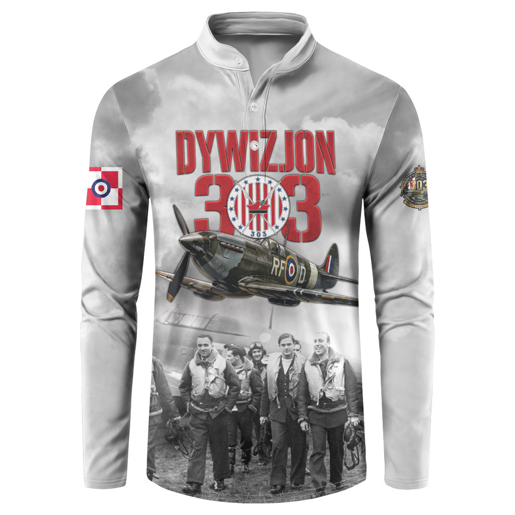 Polish 303 Squadron Button Sweatshirt Battle Of Britain Air Heroes