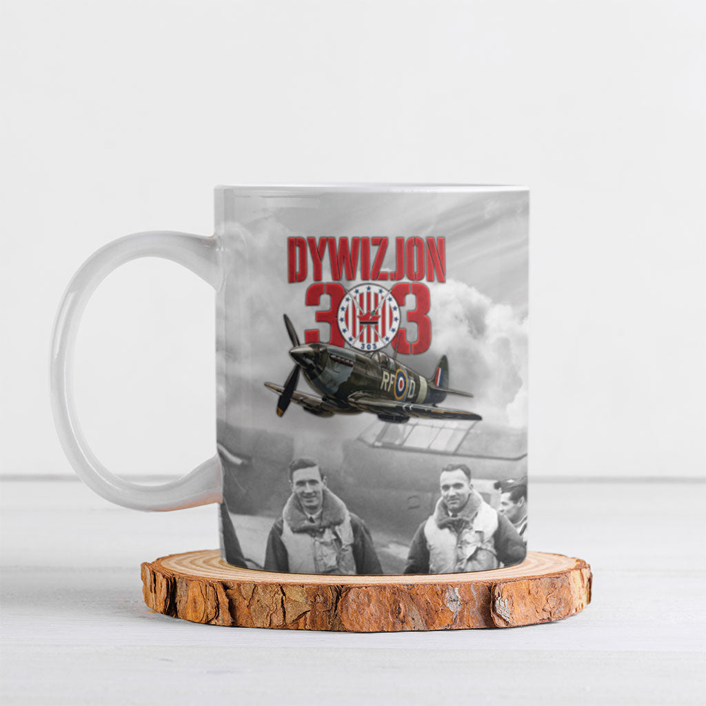 Polish 303 Squadron Ceramic Mug Battle Of Britain Air Heroes