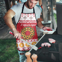 Malta Christmas Apron Maltese Honey Rings - Wonder Print Shop