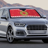 Malta Christmas Auto Sun Shade Maltese Honey Rings - Wonder Print Shop