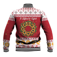 Malta Christmas Baseball Jacket Maltese Honey Rings - Wonder Print Shop
