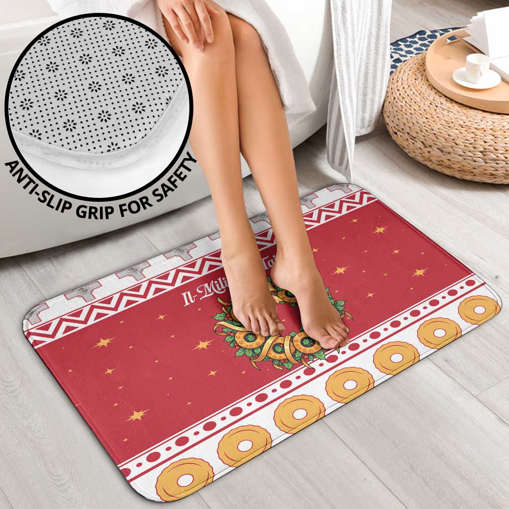 Malta Christmas Bathroom Set Maltese Honey Rings - Wonder Print Shop