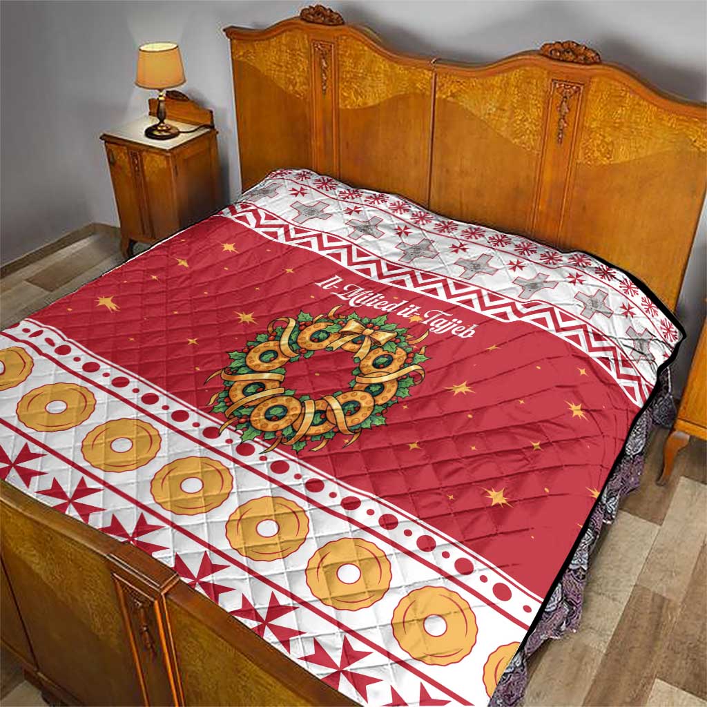 Malta Christmas Quilt Maltese Honey Rings - Wonder Print Shop