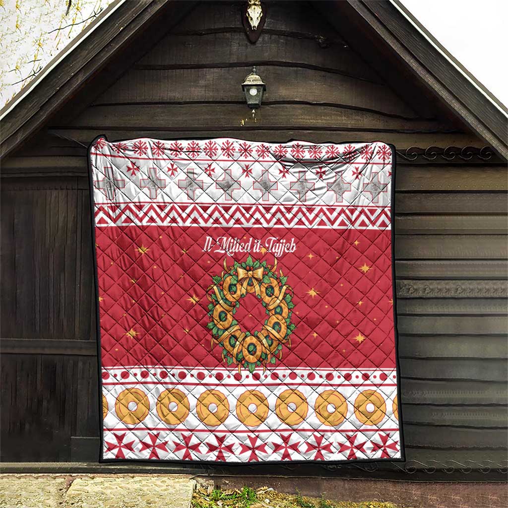 Malta Christmas Quilt Maltese Honey Rings - Wonder Print Shop