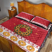 Malta Christmas Quilt Bed Set Maltese Honey Rings - Wonder Print Shop