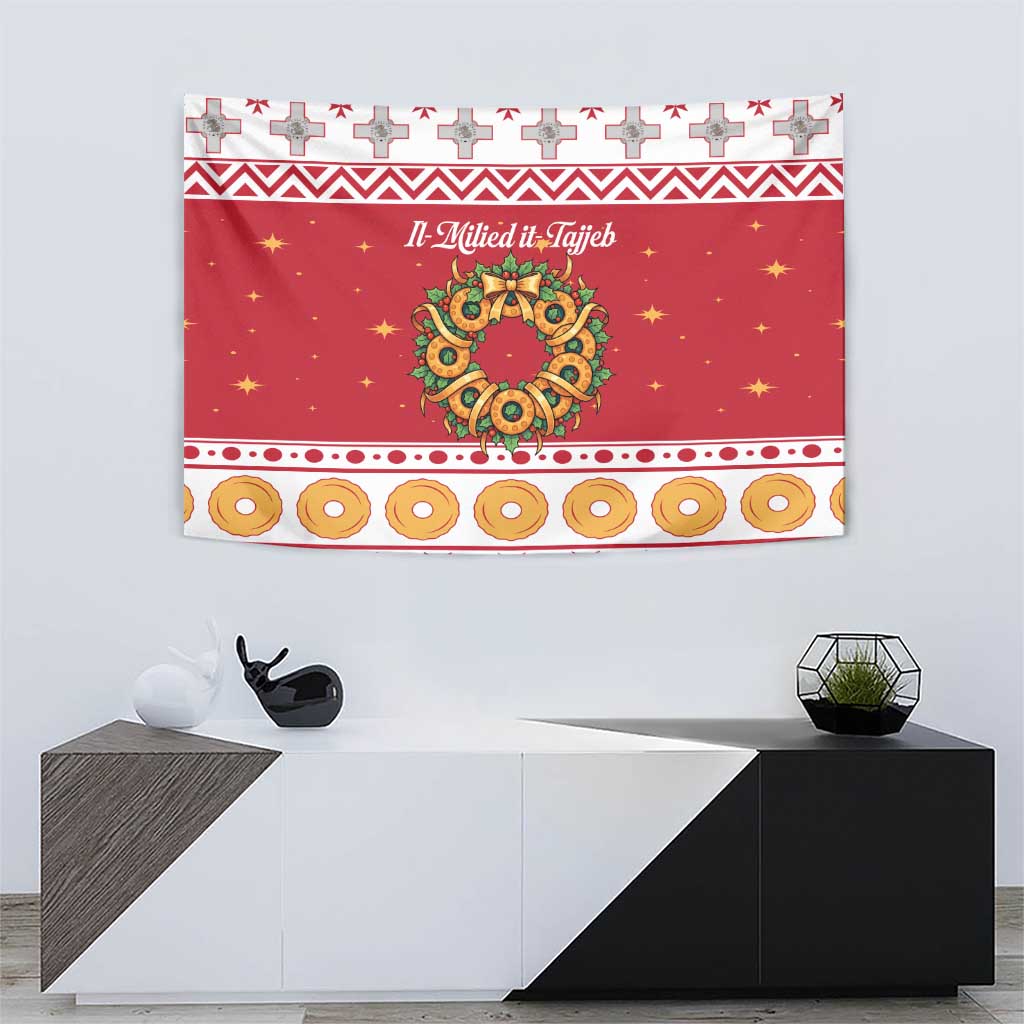Malta Christmas Tapestry Maltese Honey Rings - Wonder Print Shop