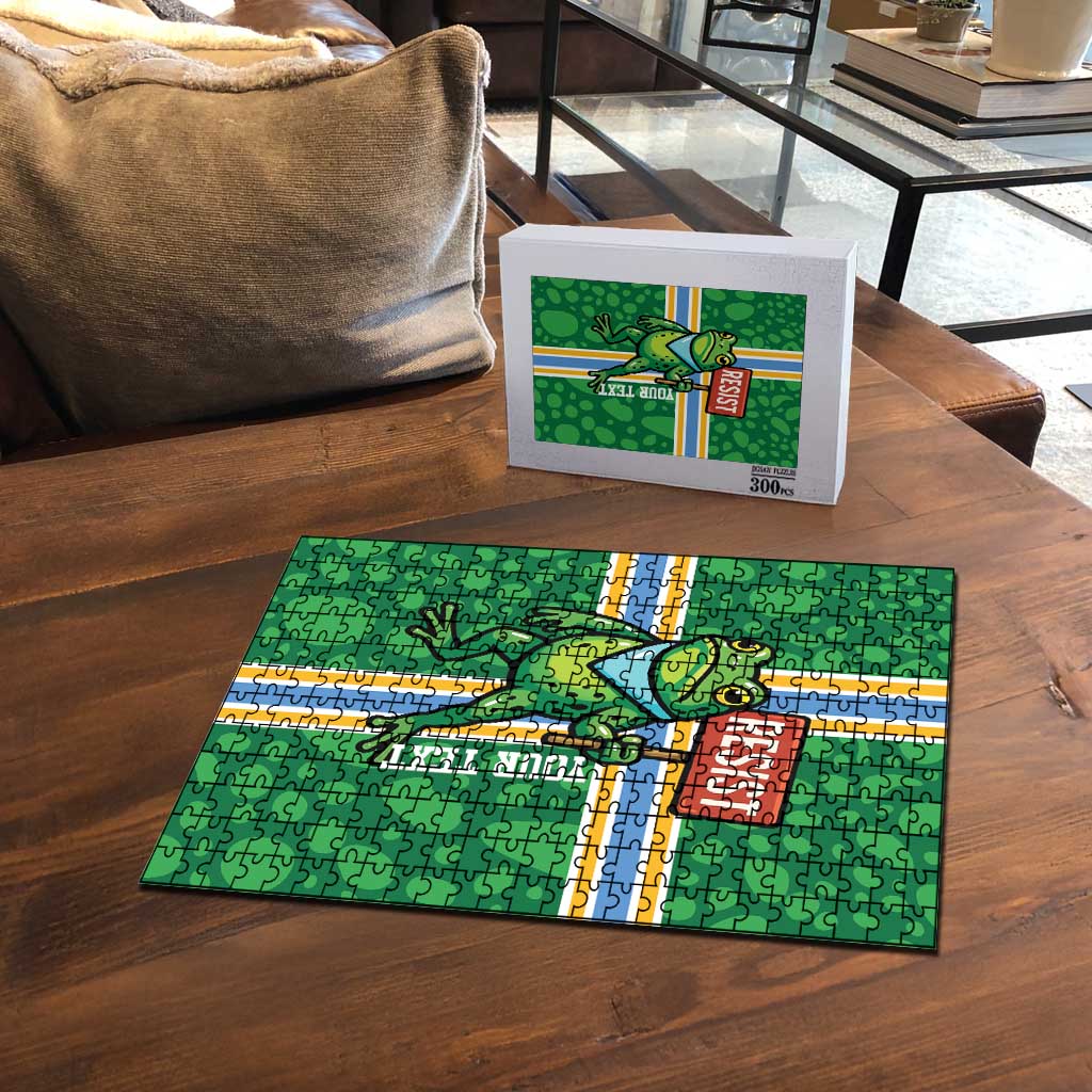 Personalized Resist Portland Frog Puzzle Frog Activist Protest City - Wonder Print Shop