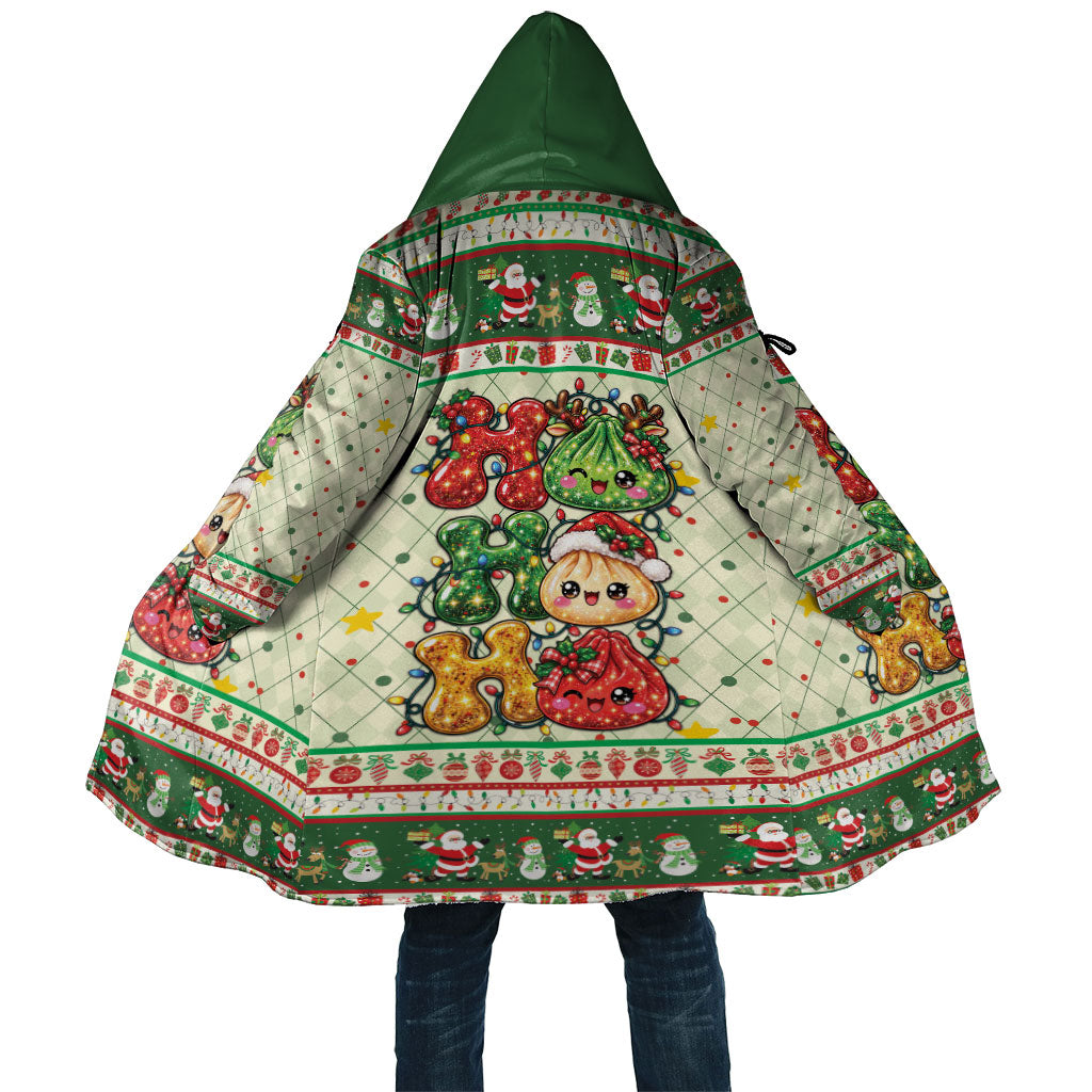 Funny Christmas Food Cloak Ho Ho Ho Squishy Dumpling