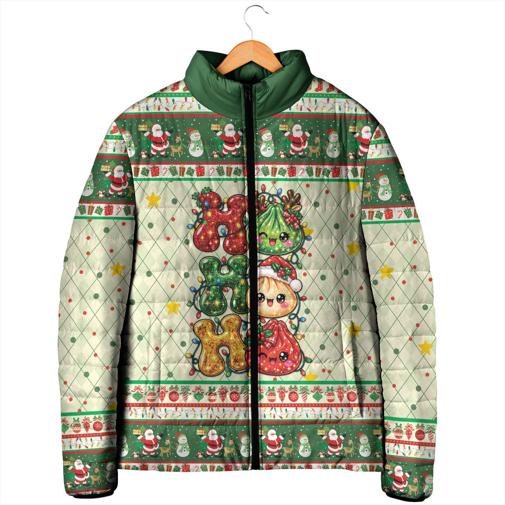 Funny Christmas Food Padded Jacket Ho Ho Ho Squishy Dumpling