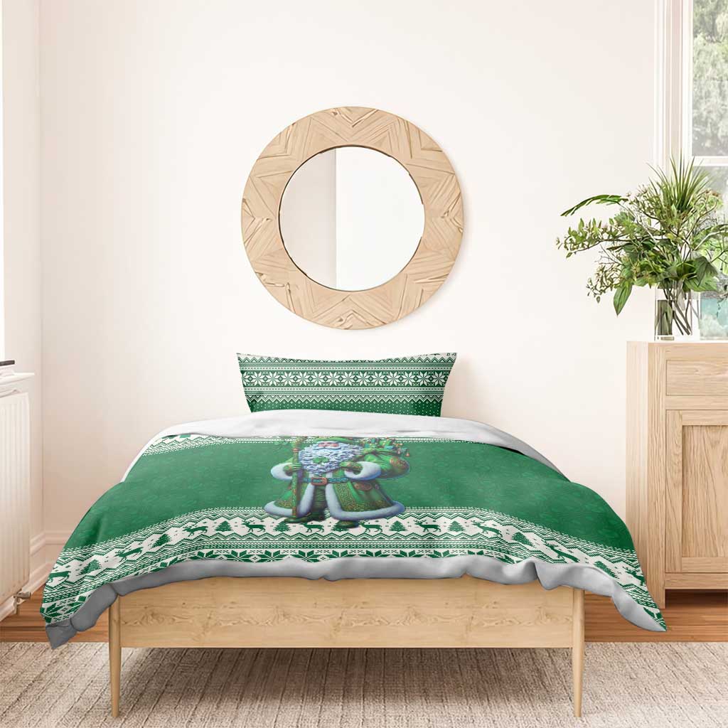 Ireland Christmas Bedding Set Irish Santa Claus - Wonder Print Shop