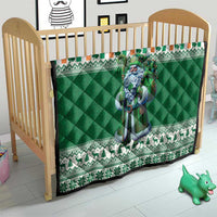 Ireland Christmas Quilt Irish Santa Claus - Wonder Print Shop