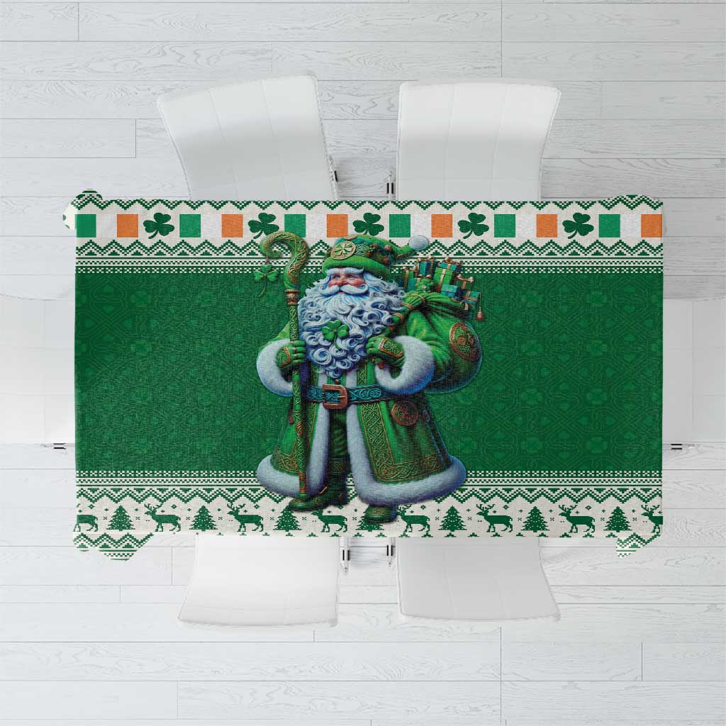 Ireland Christmas Tablecloth Irish Santa Claus - Wonder Print Shop