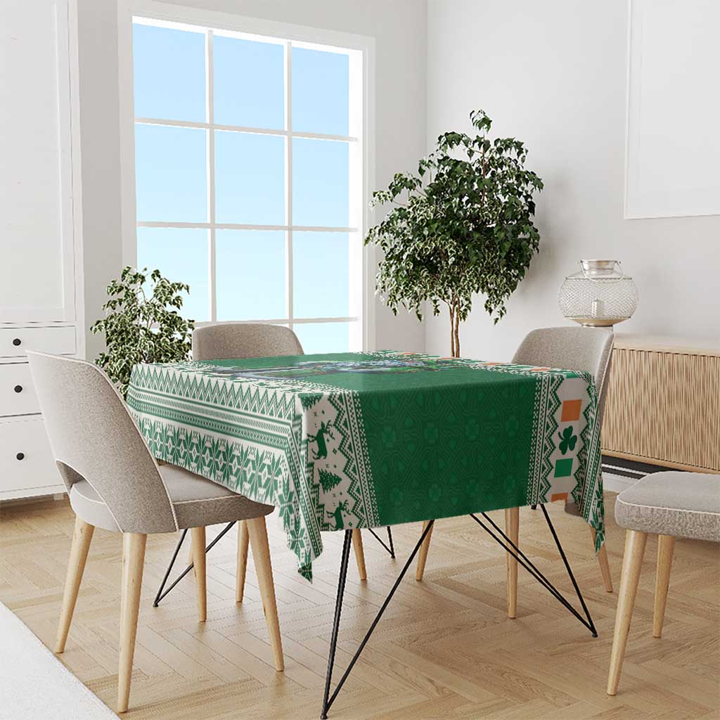 Ireland Christmas Tablecloth Irish Santa Claus - Wonder Print Shop