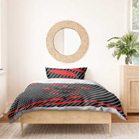 Albania Beast Bedding Set Ripped Flag Graphic - Wonder Print Shop