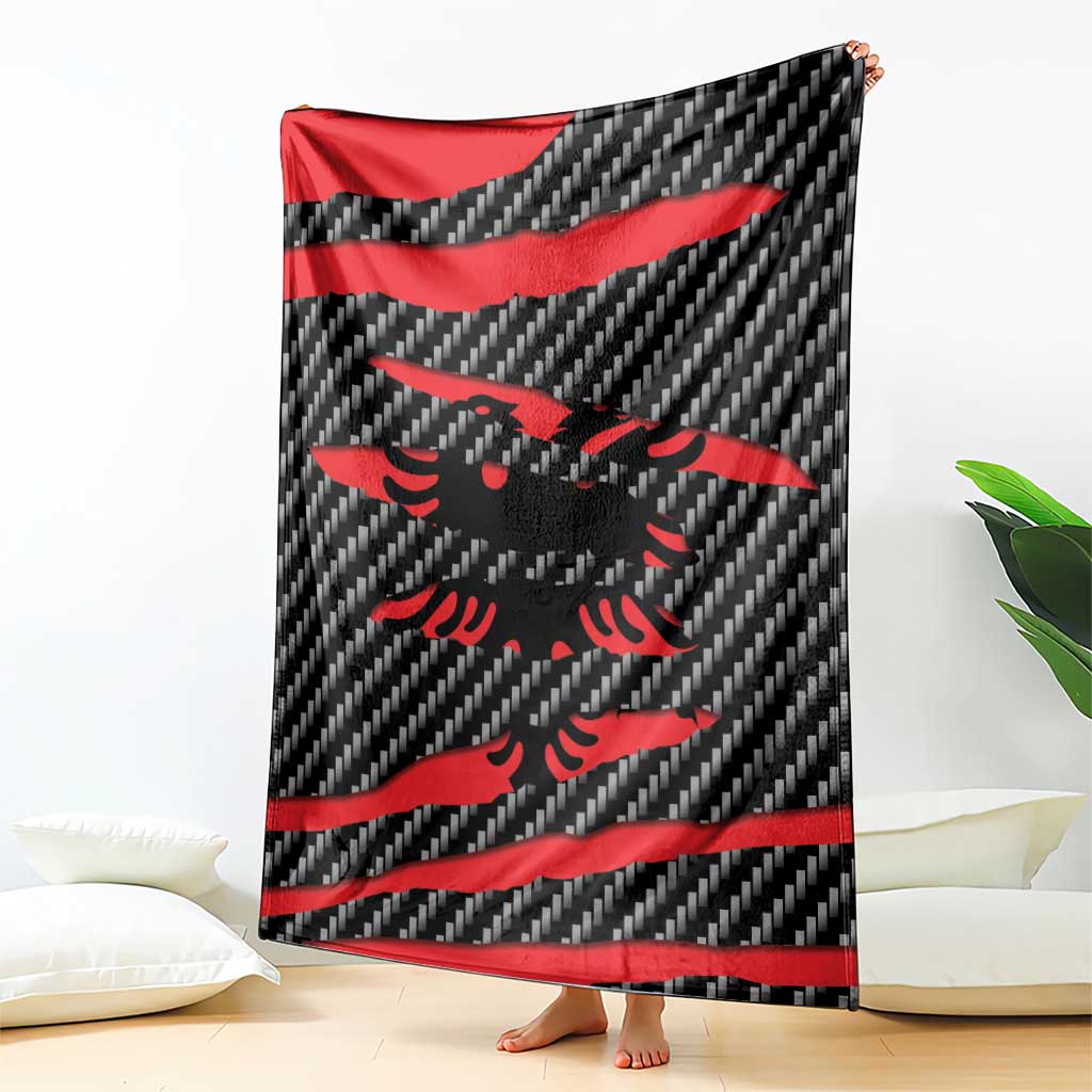 Albania Beast Blanket Ripped Flag Graphic - Wonder Print Shop