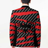 Albania Beast Blazer Ripped Flag Graphic - Wonder Print Shop