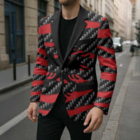 Albania Beast Blazer Ripped Flag Graphic - Wonder Print Shop