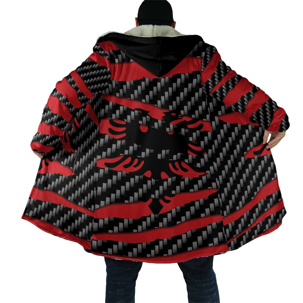 Albania Beast Cloak Ripped Flag Graphic - Wonder Print Shop