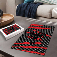 Albania Beast Puzzle Ripped Flag Graphic - Wonder Print Shop