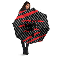 Albania Beast Umbrella Ripped Flag Graphic - Wonder Print Shop