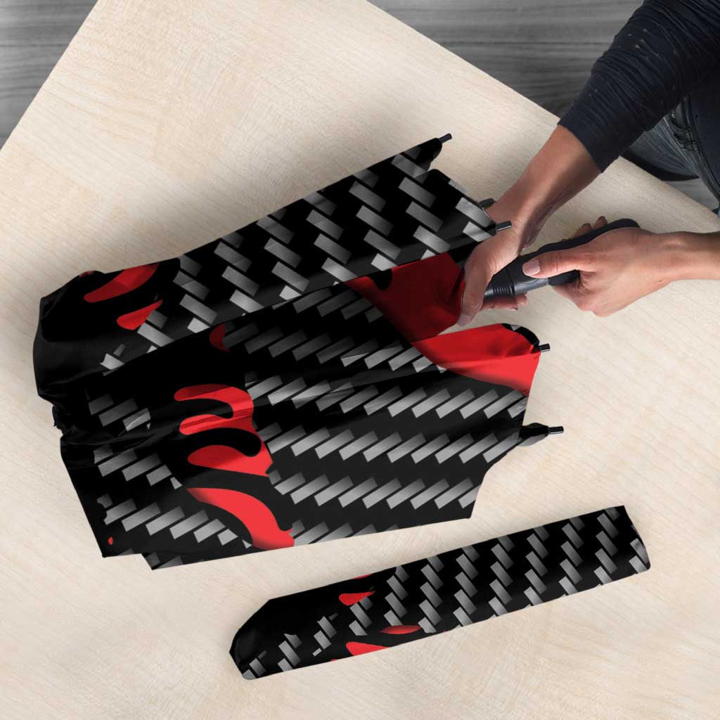 Albania Beast Umbrella Ripped Flag Graphic - Wonder Print Shop
