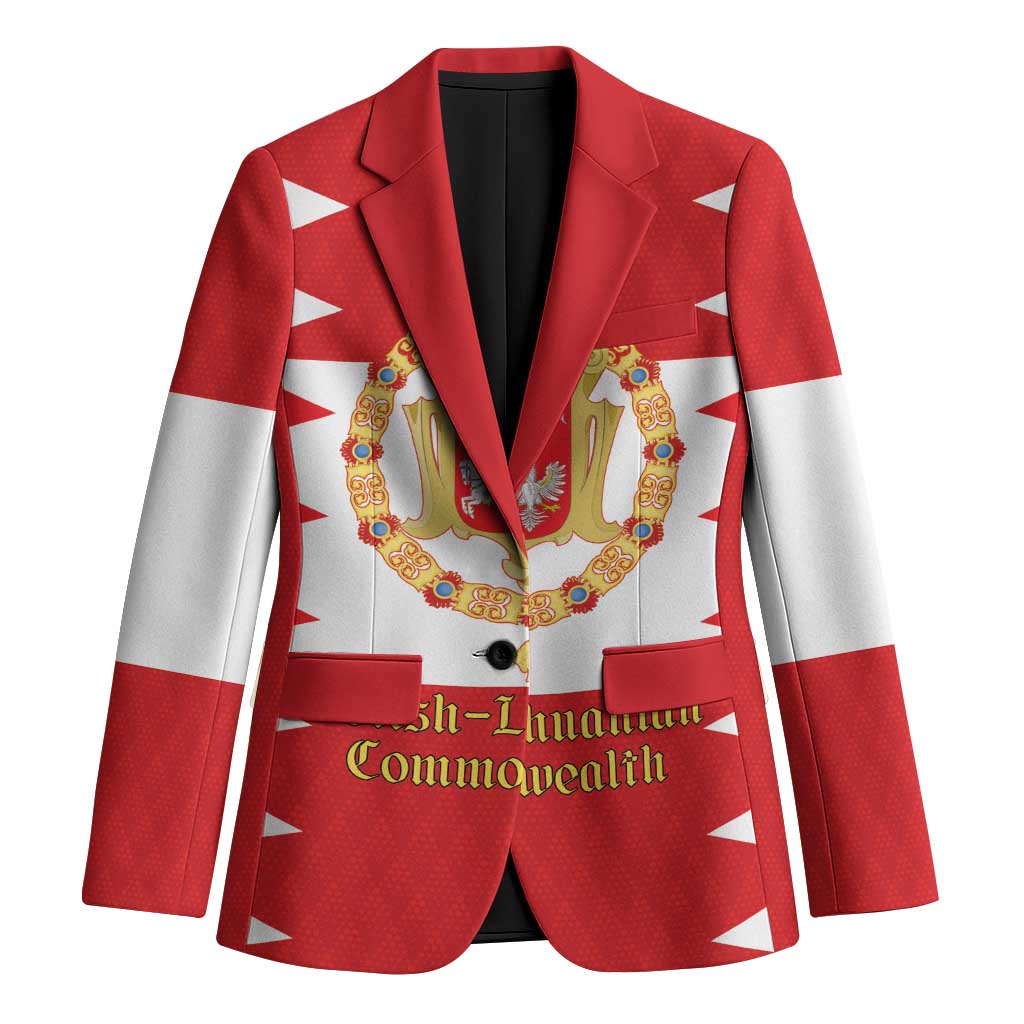 Personalized Polish-Lithuanian Commonwealth Blazer Royal Coat Of Arms Style