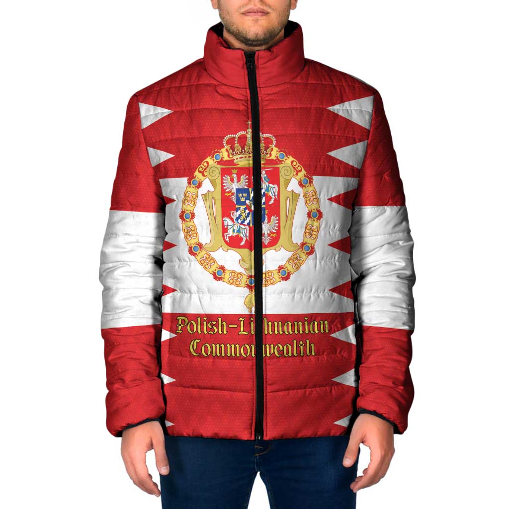 Personalized Polish-Lithuanian Commonwealth Padded Jacket Royal Coat Of Arms Style