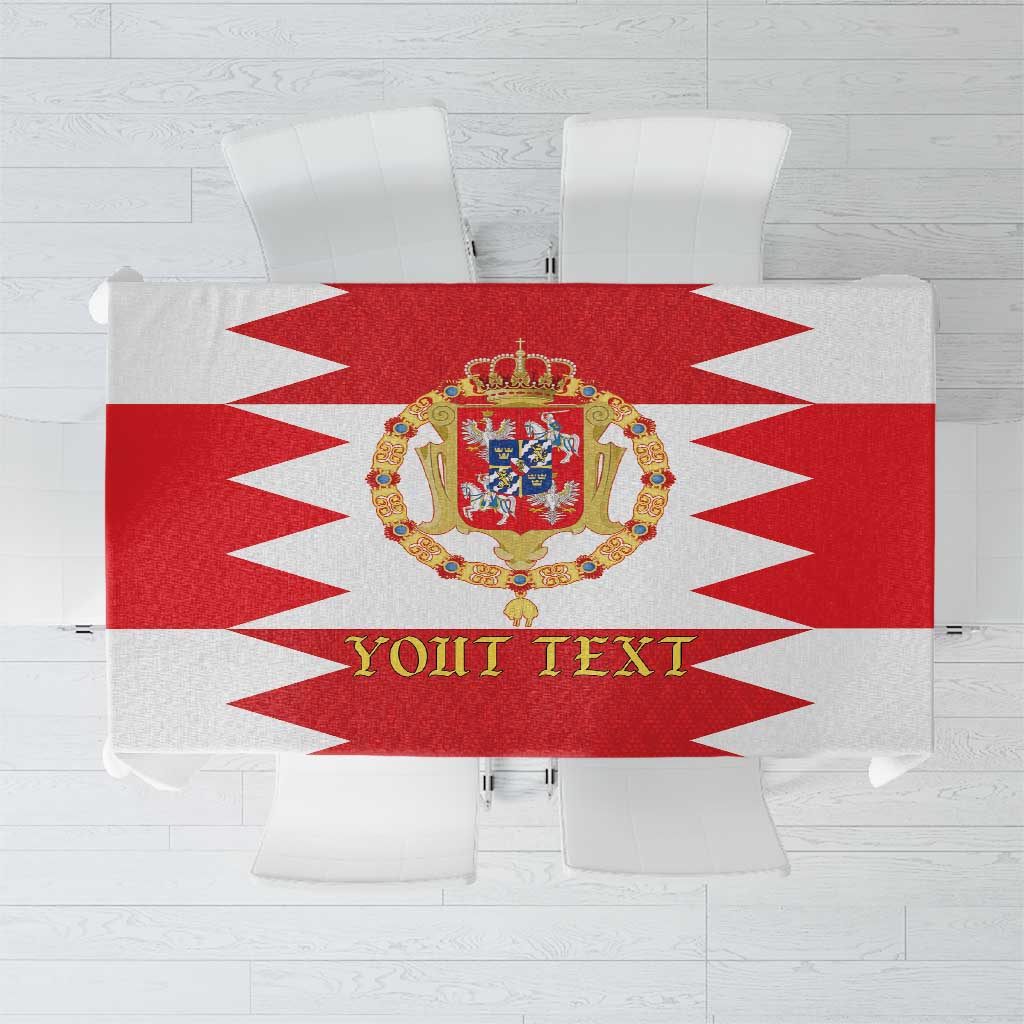 Personalized Polish-Lithuanian Commonwealth Tablecloth Royal Coat Of Arms Style