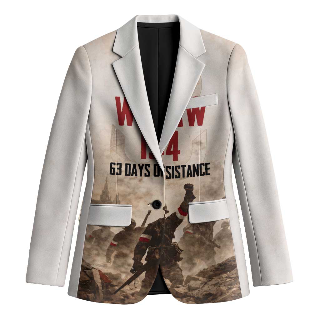 Polish Kotwica Warsaw Uprising 1944 Blazer 63 Days of Resistance WWII