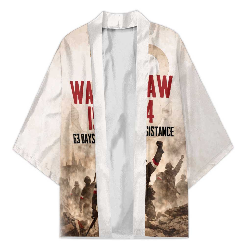 Polish Kotwica Warsaw Uprising 1944 Kimono 63 Days of Resistance WWII