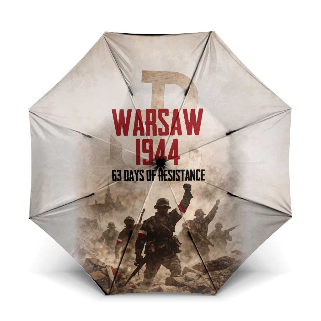 Polish Kotwica Warsaw Uprising 1944 Umbrella 63 Days of Resistance WWII