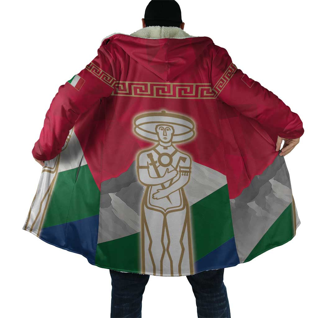 Italy Abruzzo Cloak Emblem With Flag Style - Wonder Print Shop
