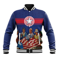 Liberia Flag Day Baseball Jacket Lone Star Heritage Pride