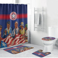 Liberia Flag Day Bathroom Set Lone Star Heritage Pride