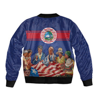 Liberia Flag Day Bomber Jacket Lone Star Heritage Pride