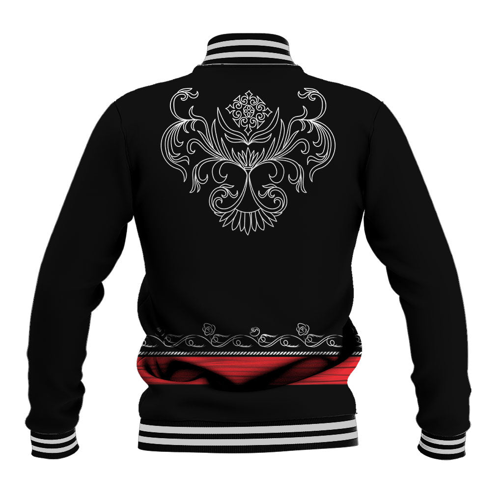 Mexico Dia de los Muertos Baseball Jacket Mexican Mariachi Skeleton Style