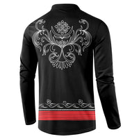 Mexico Dia de los Muertos Button Sweatshirt Mexican Mariachi Skeleton Style