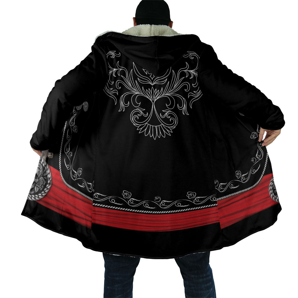 Mexico Dia de los Muertos Cloak Mexican Mariachi Skeleton Style