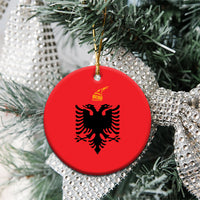 Albania Ceramic Ornament Flag Color Inspiration