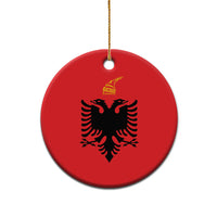 Albania Ceramic Ornament Flag Color Inspiration