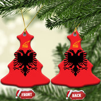 Albania Ceramic Ornament Flag Color Inspiration