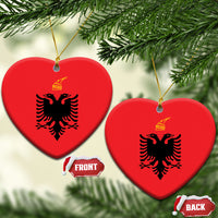Albania Ceramic Ornament Flag Color Inspiration