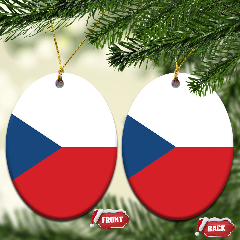 Czech Republic Ceramic Ornament Flag Color Inspiration