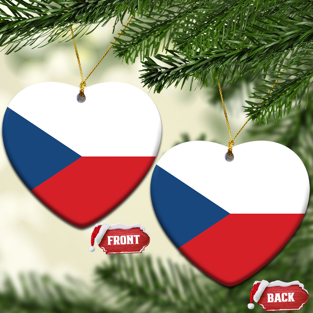 Czech Republic Ceramic Ornament Flag Color Inspiration