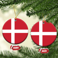 Denmark Ceramic Ornament Flag Color Inspiration