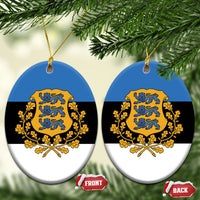 Estonia Ceramic Ornament Flag Color Inspiration