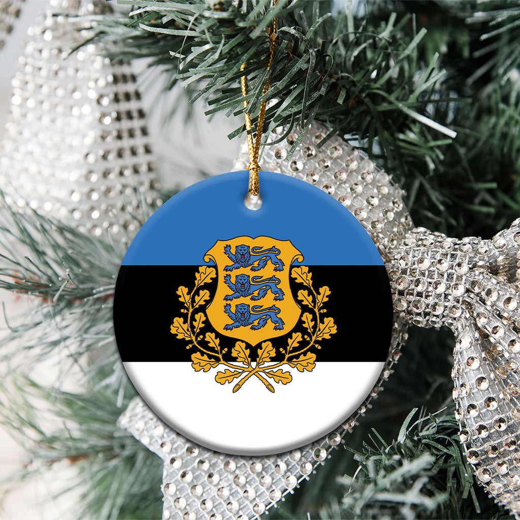 Estonia Ceramic Ornament Flag Color Inspiration