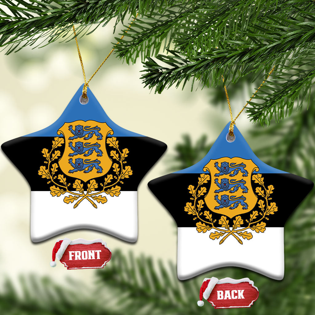 Estonia Ceramic Ornament Flag Color Inspiration