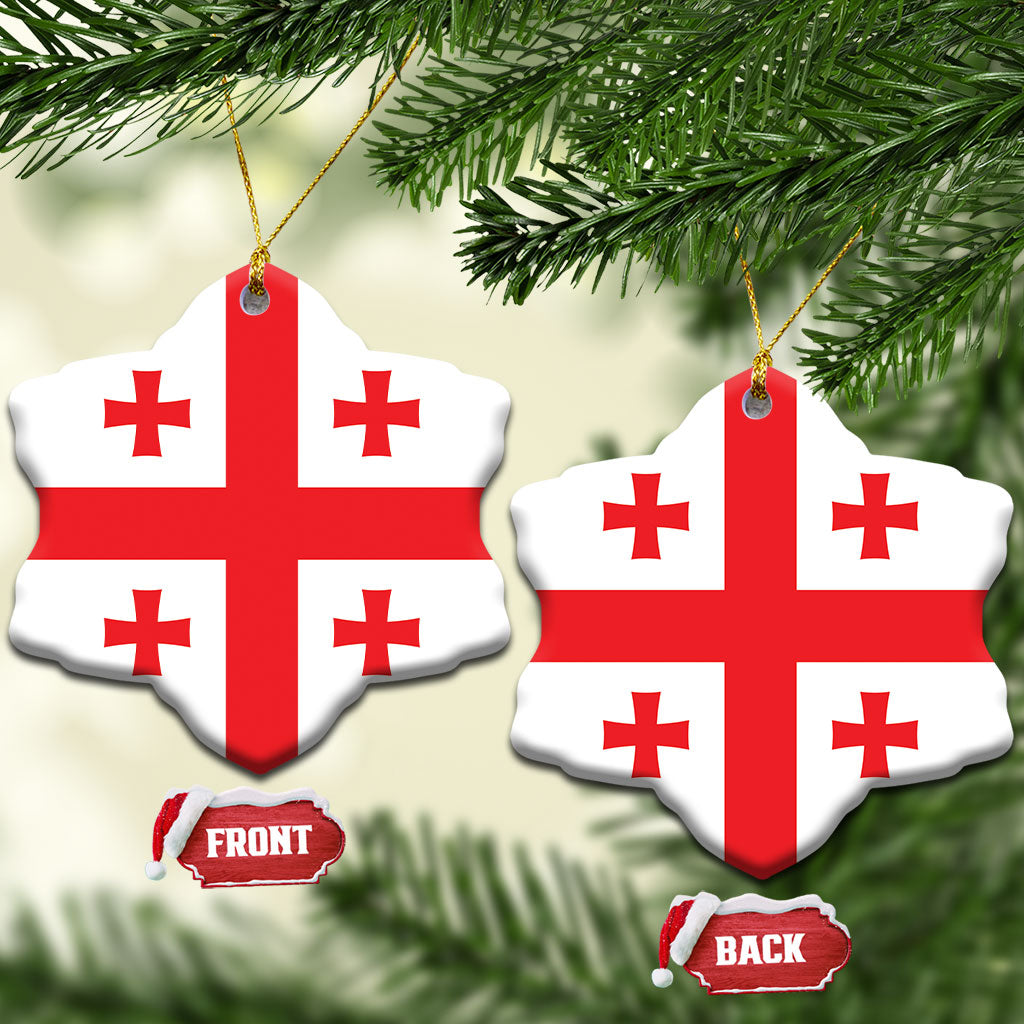 Georgia Ceramic Ornament Flag Color Inspiration